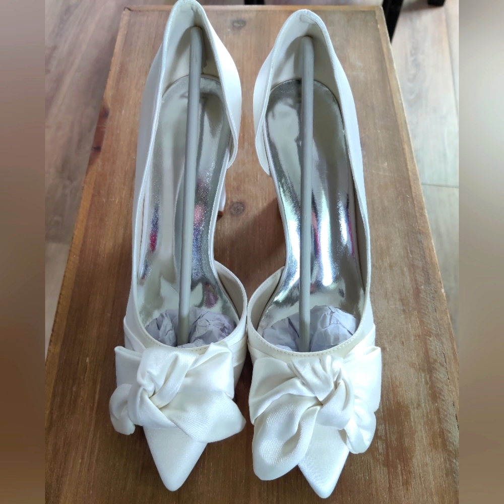 Ivory Wedding shoes size 38